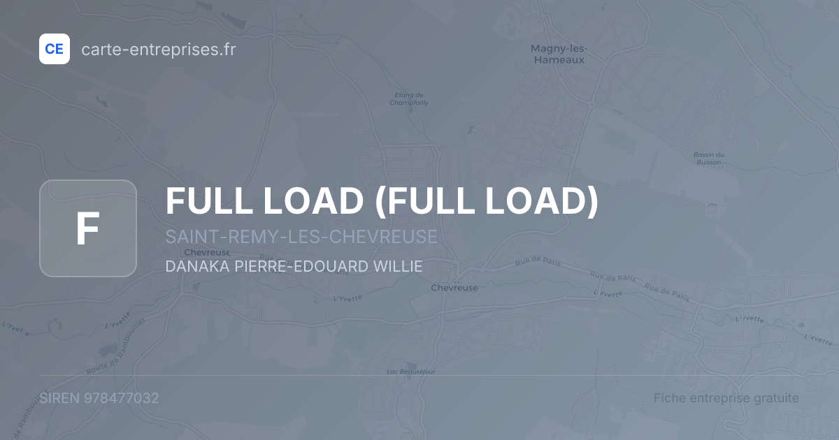 FULL LOAD — 978477032 — fiche entreprise