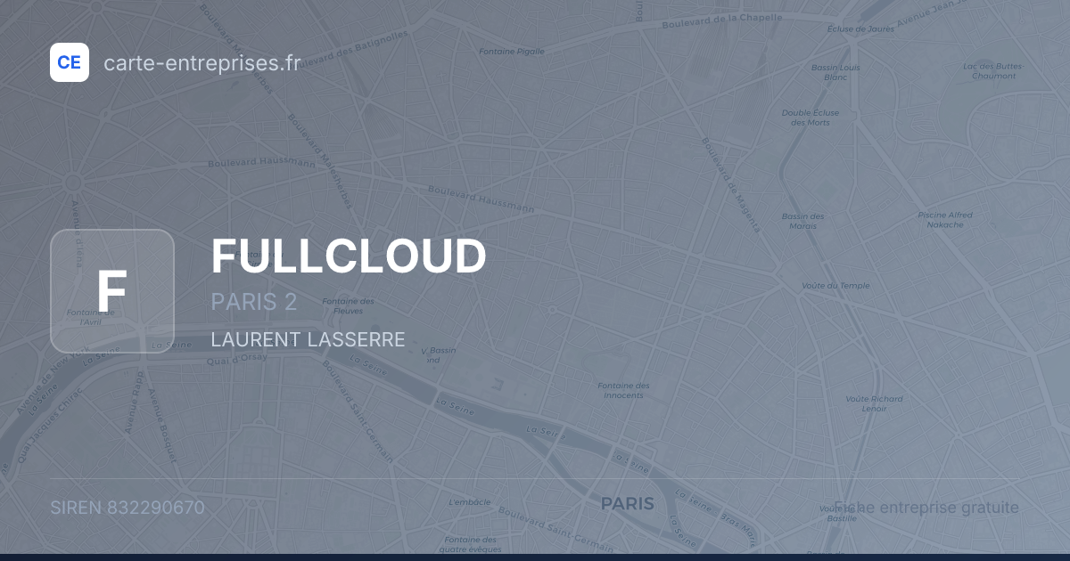 FULLCLOUD — 832290670 — fiche entreprise
