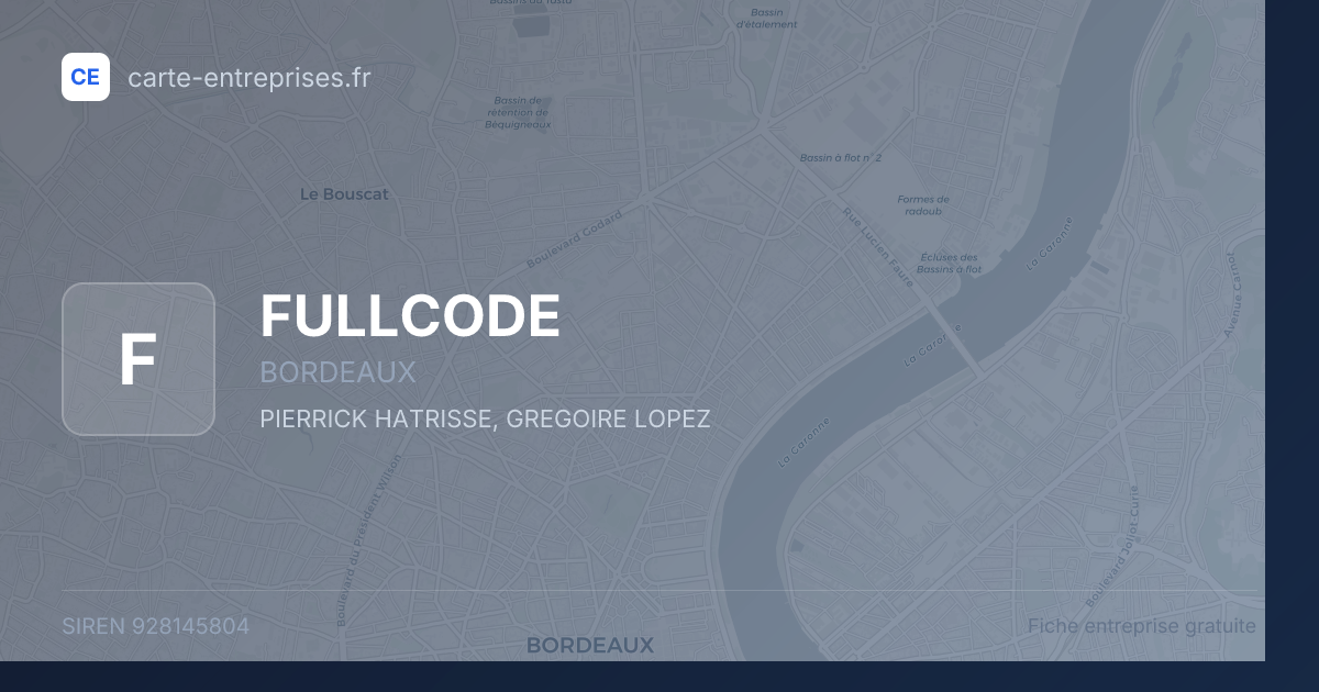 FULLCODE — 928145804 — fiche entreprise