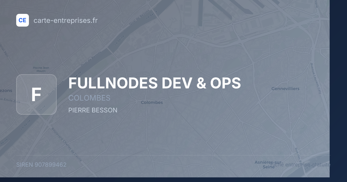 FULLNODES DEV & OPS — 907899462 — fiche entreprise