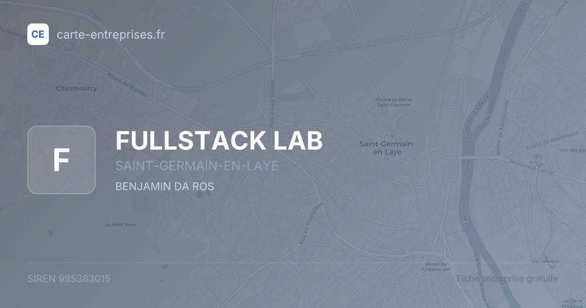 FULLSTACK LAB — 995383015 — fiche entreprise