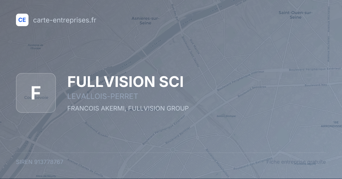 FULLVISION SCI — 913778767 — fiche entreprise
