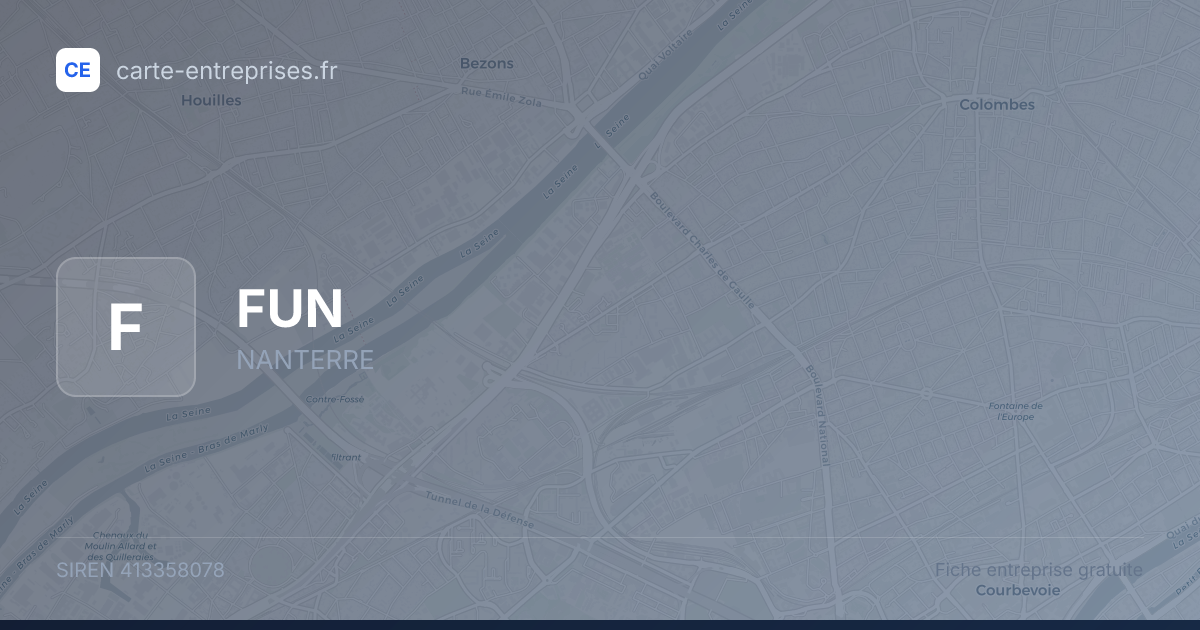 FUN — 413358078 — fiche entreprise