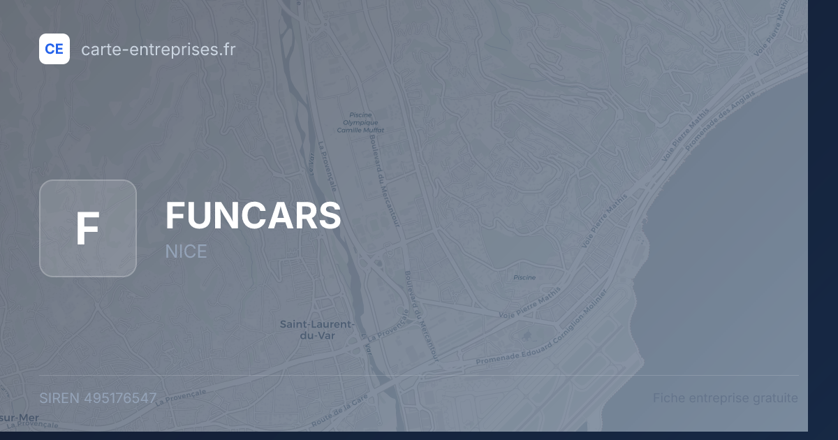 FUNCARS — 495176547 — fiche entreprise