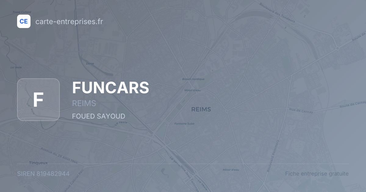FUNCARS — 819482944 — fiche entreprise