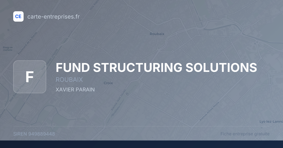 FUND STRUCTURING SOLUTIONS — 949889448 — fiche entreprise