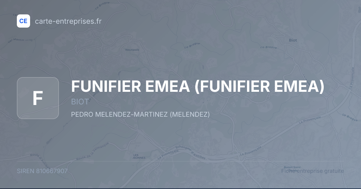FUNIFIER EMEA — 810667907 — fiche entreprise