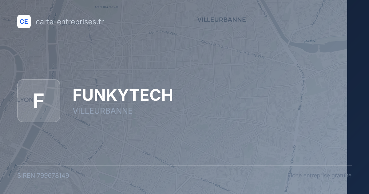 FUNKYTECH — 799678149 — fiche entreprise
