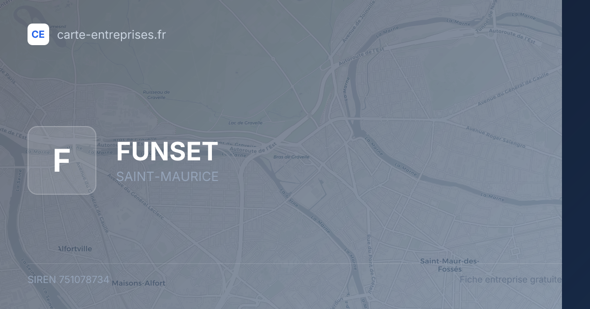 FUNSET — 751078734 — fiche entreprise