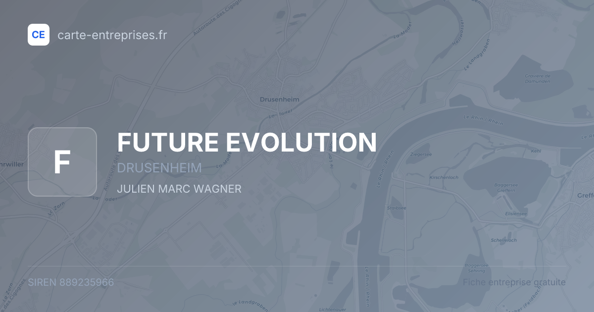 FUTURE EVOLUTION — 889235966 — fiche entreprise