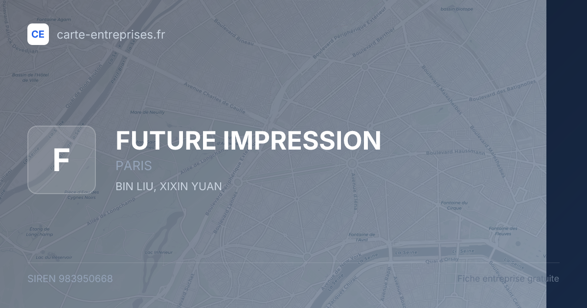 FUTURE IMPRESSION — 983950668 — fiche entreprise