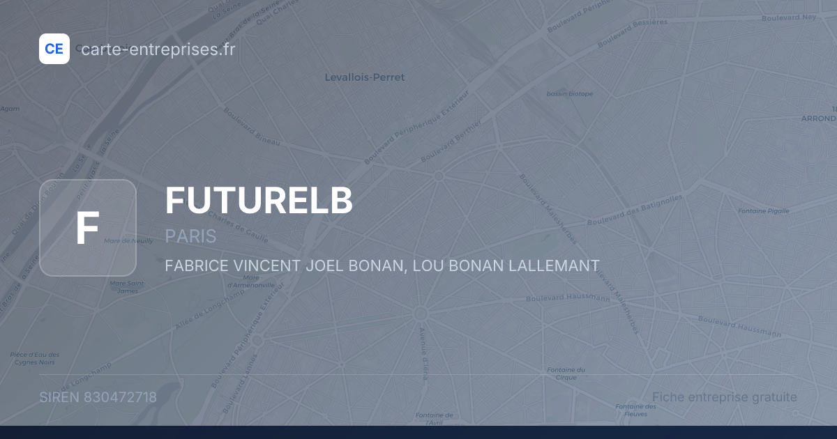 FUTURELB — 830472718 — fiche entreprise