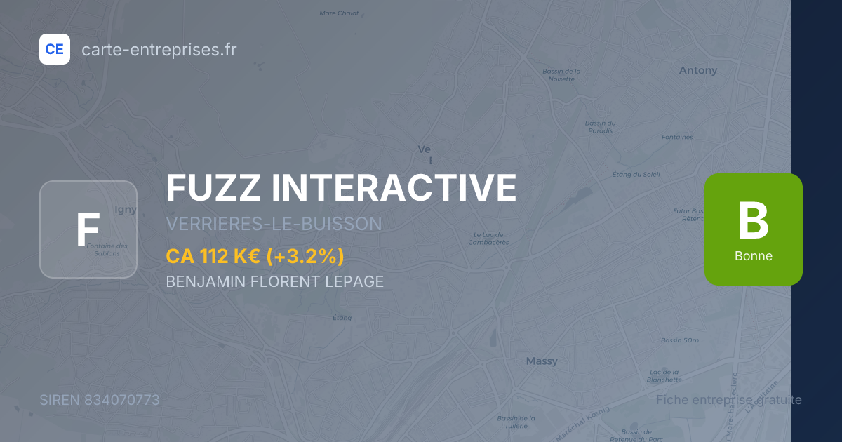 FUZZ INTERACTIVE — 834070773 — fiche entreprise