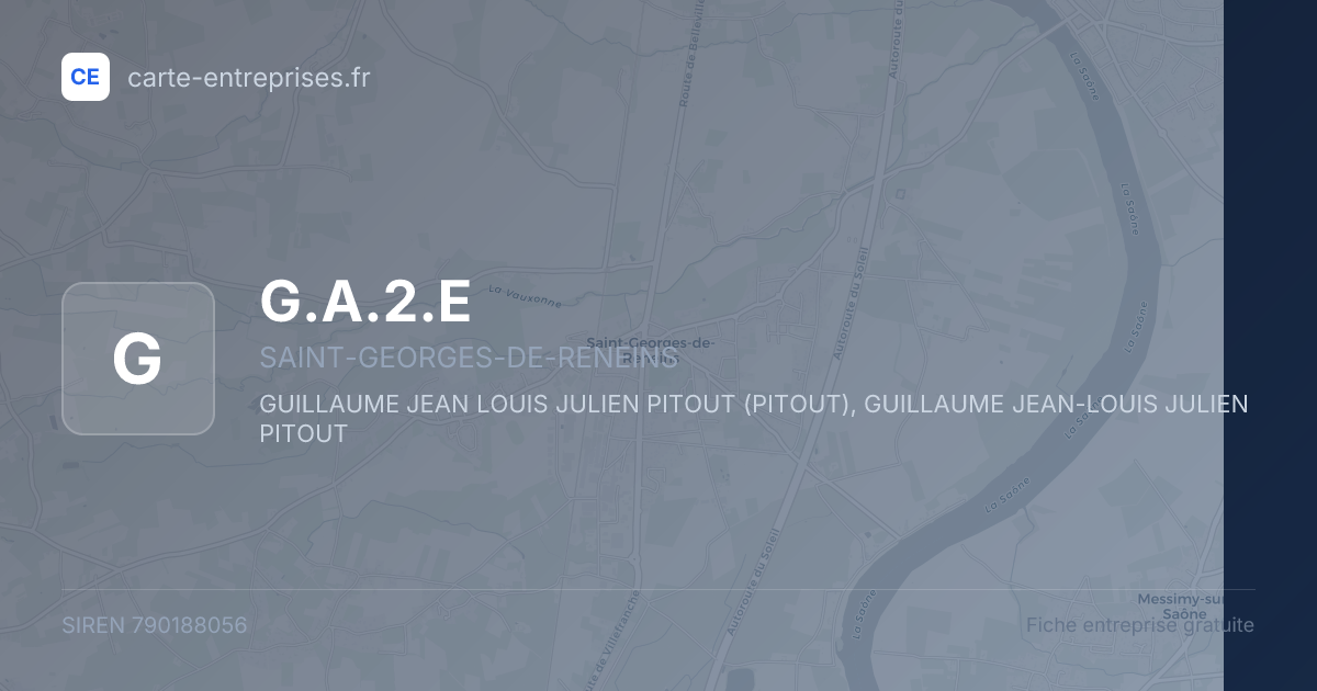 G.A.2.E — 790188056 — fiche entreprise