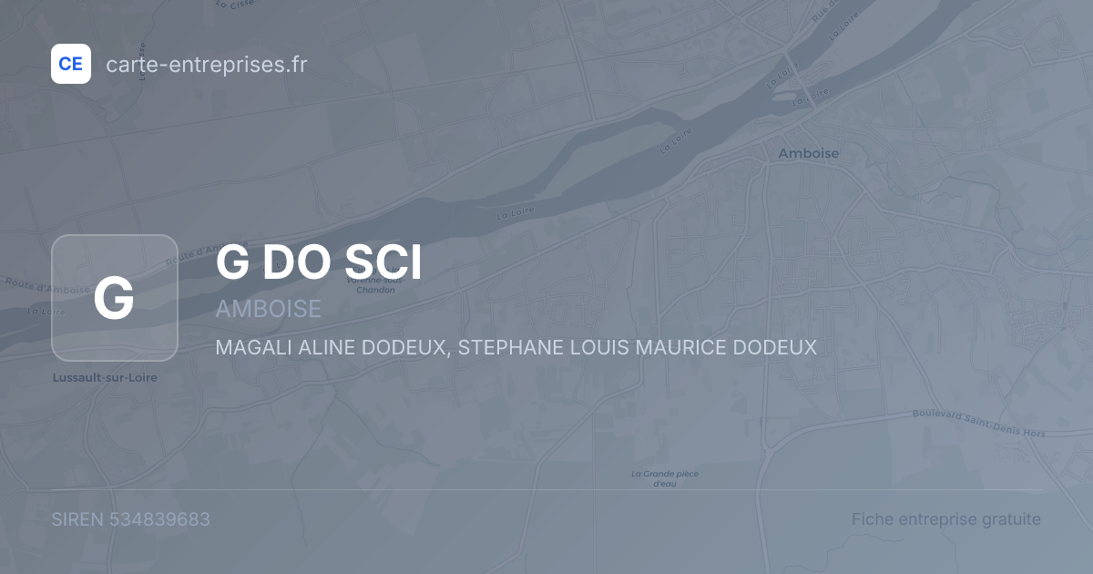 G DO SCI — 534839683 — fiche entreprise