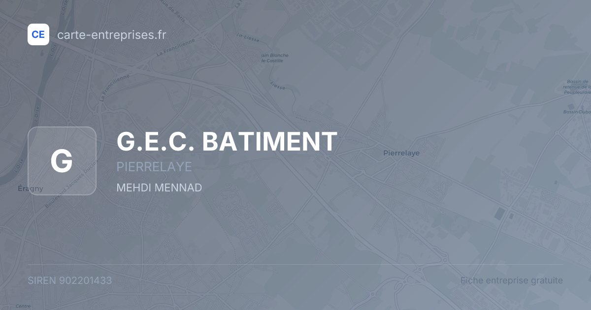 G.E.C. BATIMENT — 902201433 — fiche entreprise