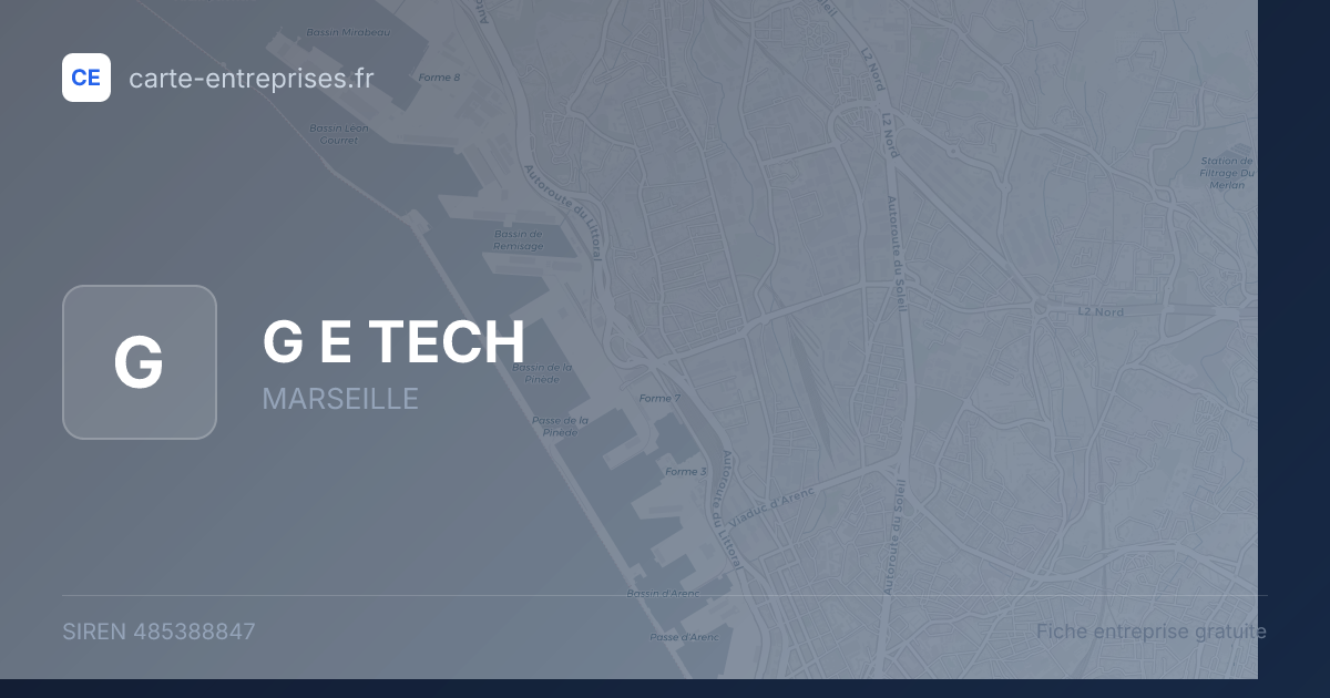G E TECH — 485388847 — fiche entreprise