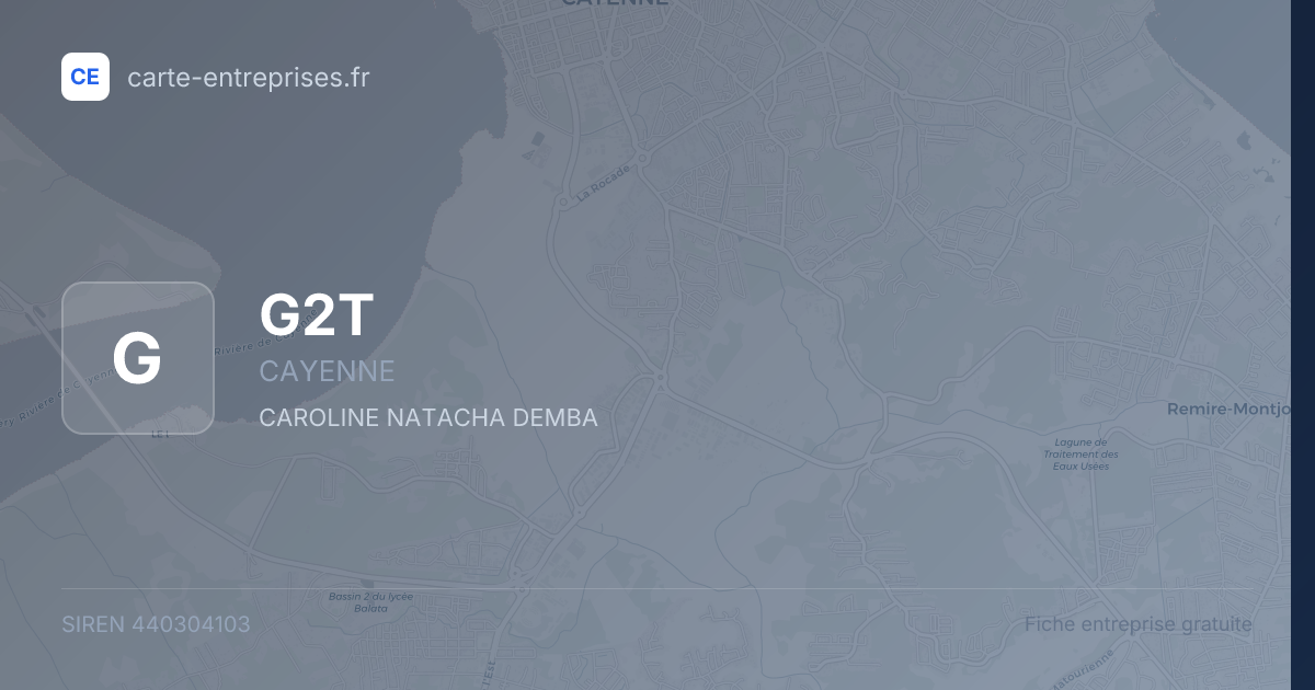 G2T — 440304103 — fiche entreprise