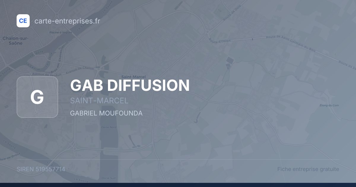 GAB DIFFUSION — 519557714 — fiche entreprise