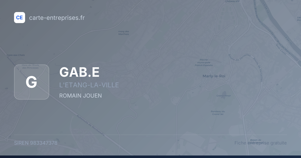 GAB.E — 983347378 — fiche entreprise