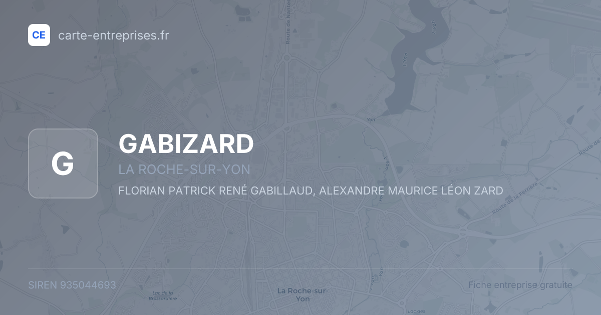 GABIZARD — 935044693 — fiche entreprise
