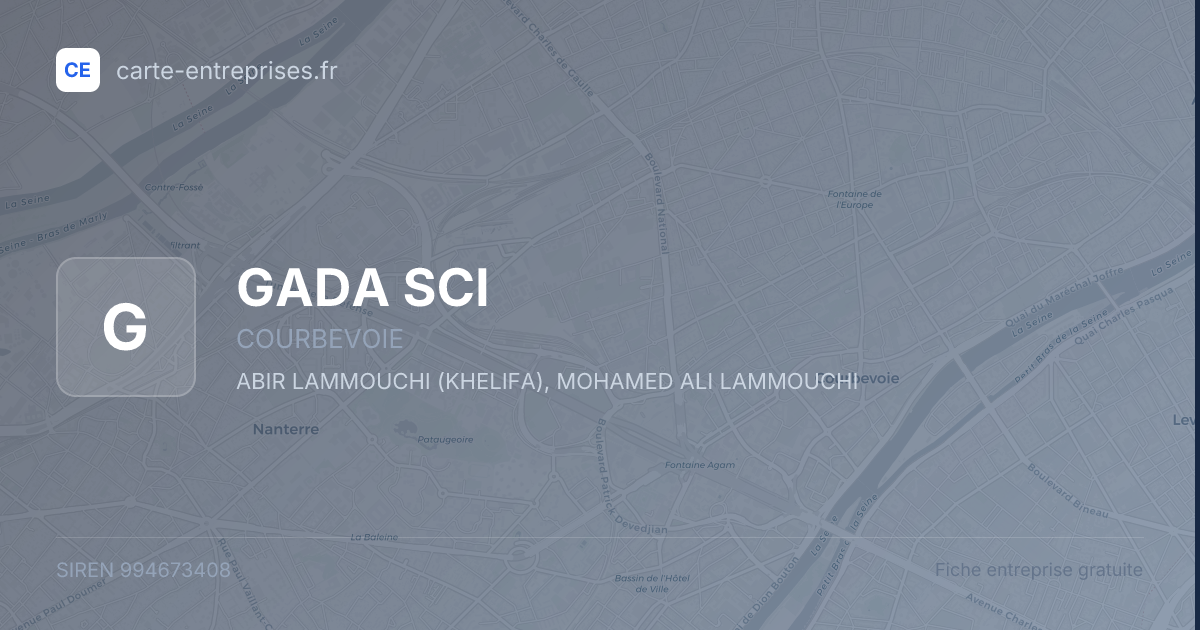 GADA SCI — 994673408 — fiche entreprise