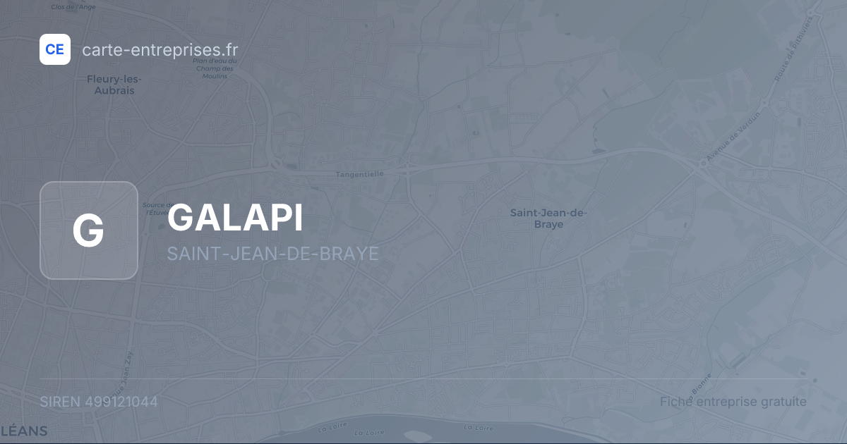 GALAPI — 499121044 — fiche entreprise