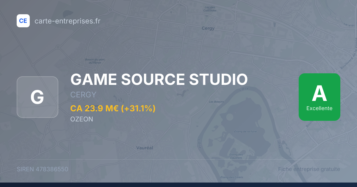 GAME SOURCE STUDIO — 478386550 — fiche entreprise