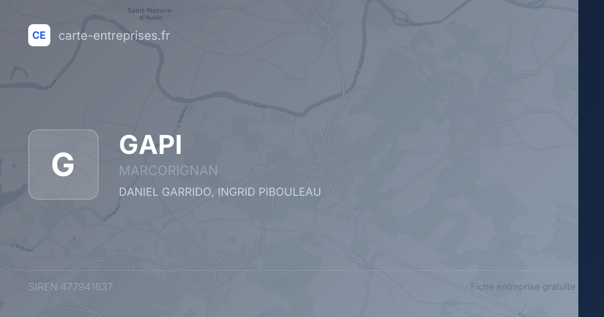 GAPI — 477941637 — fiche entreprise