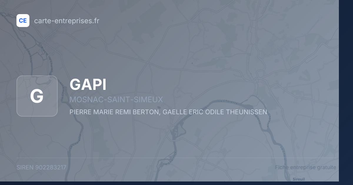 GAPI — 902283217 — fiche entreprise