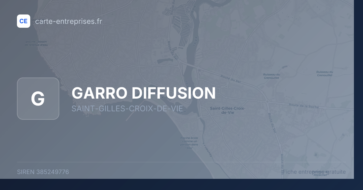 GARRO DIFFUSION — 385249776 — fiche entreprise