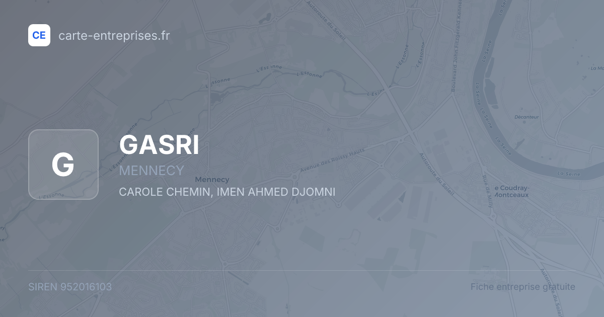 GASRI — 952016103 — fiche entreprise