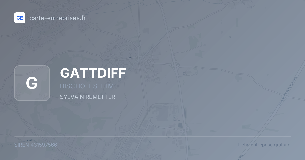 GATTDIFF — 431597566 — fiche entreprise