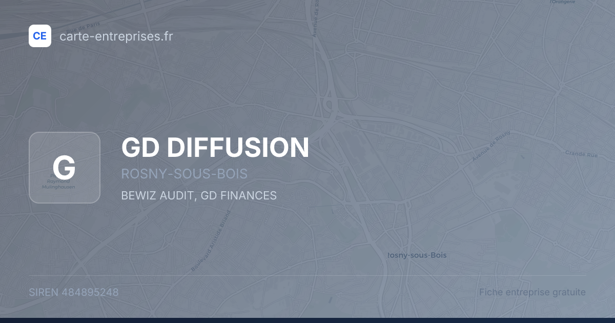 GD DIFFUSION — 484895248 — fiche entreprise