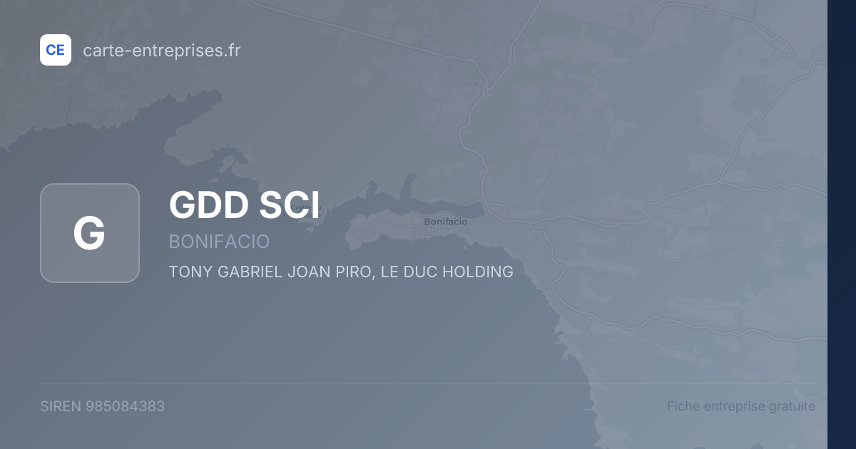 GDD SCI — 985084383 — fiche entreprise