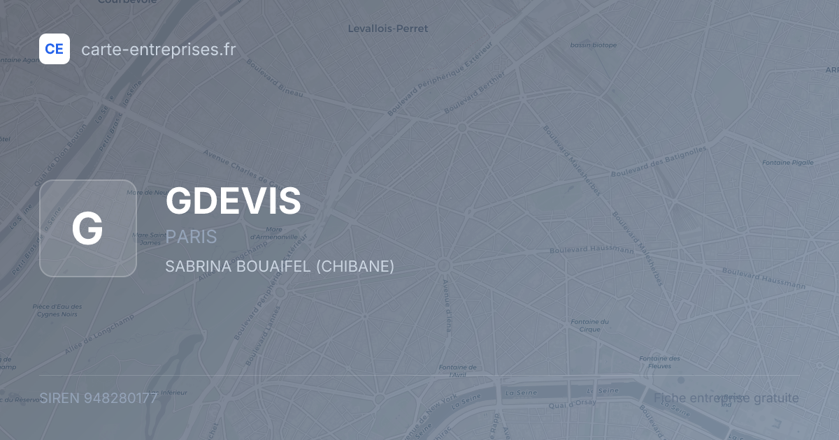 GDEVIS — 948280177 — fiche entreprise