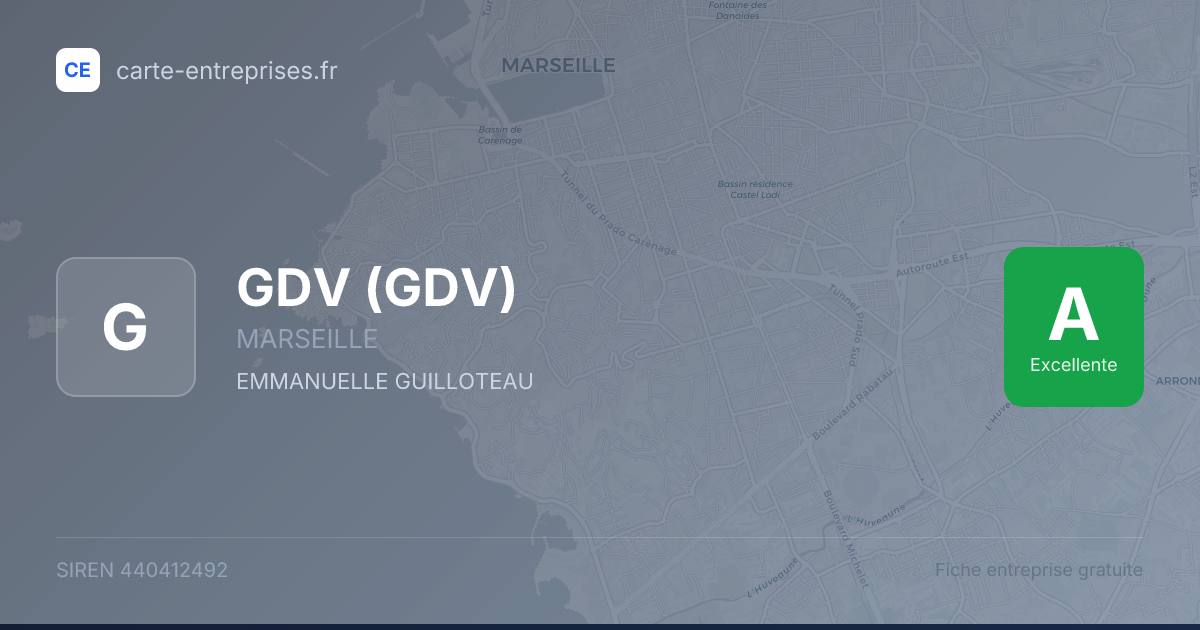 GDV (GDV) — 440412492 — fiche entreprise