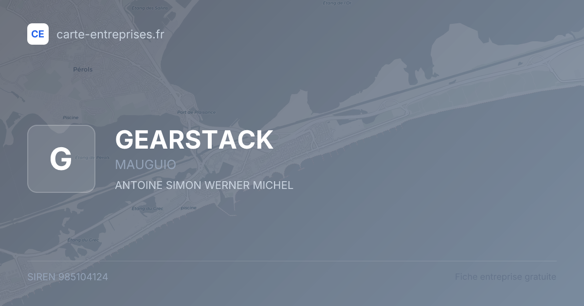 GEARSTACK — 985104124 — fiche entreprise