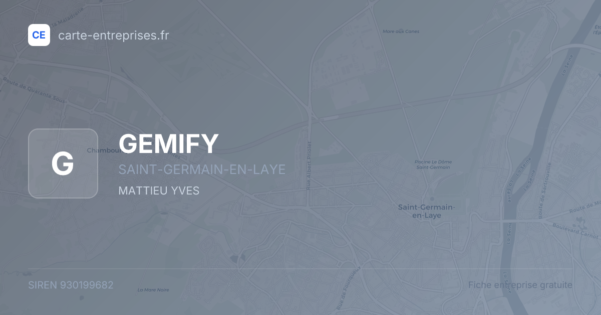 GEMIFY — 930199682 — fiche entreprise