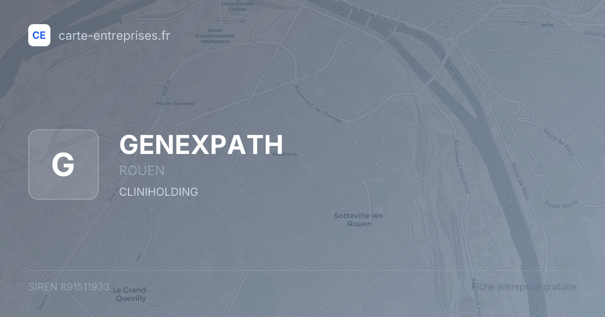 GENEXPATH — 891511933 — fiche entreprise
