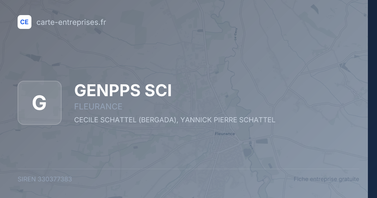 GENPPS SCI — 330377383 — fiche entreprise