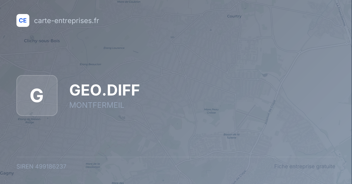 GEO.DIFF — 499186237 — fiche entreprise