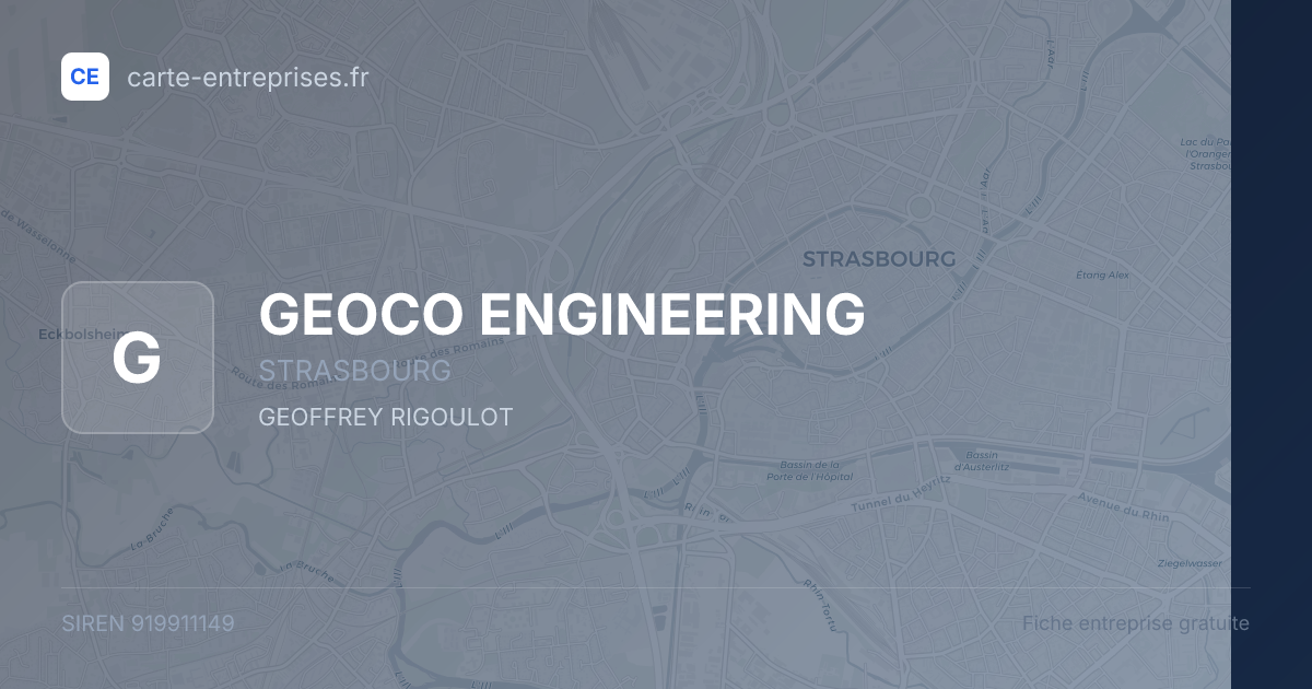 GEOCO ENGINEERING — 919911149 — fiche entreprise