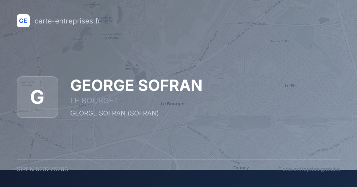 GEORGE SOFRAN — 523276293 — fiche entreprise