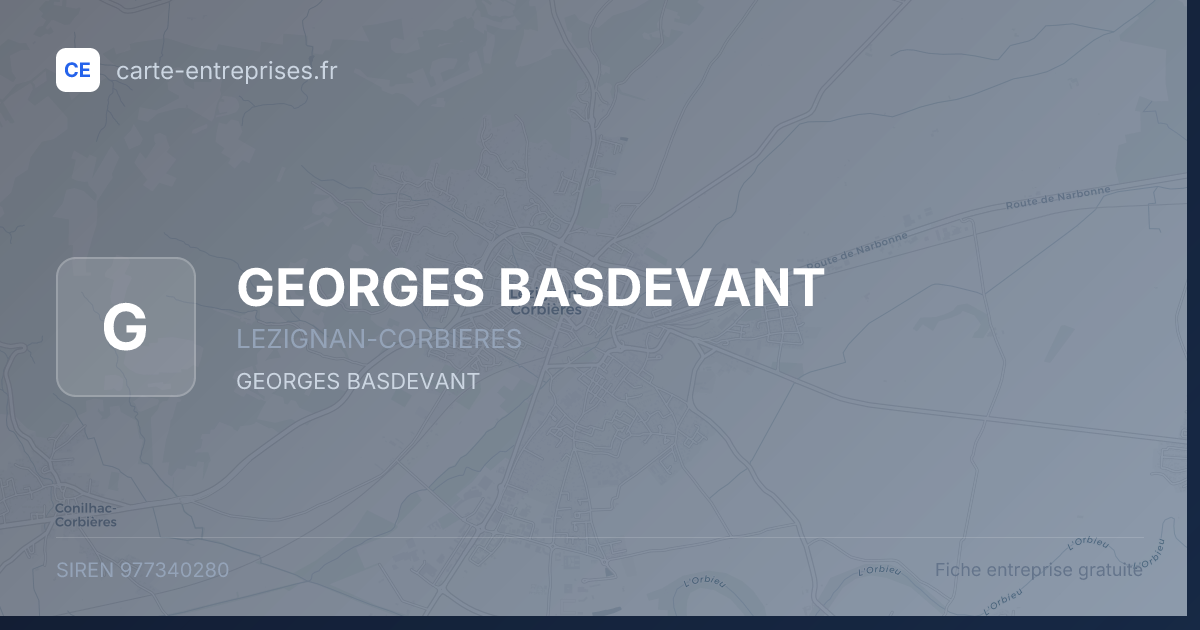 GEORGES BASDEVANT — 977340280 — fiche entreprise