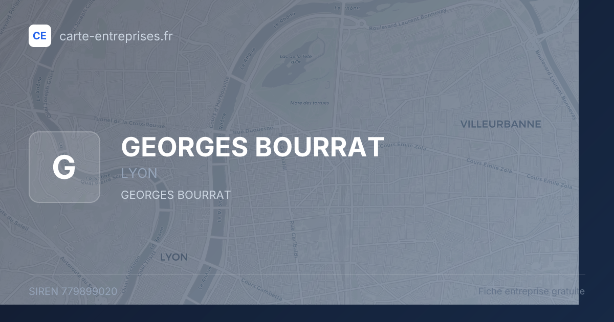 GEORGES BOURRAT — 779899020 — fiche entreprise