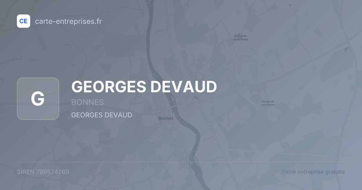 GEORGES DEVAUD — 799524269 — fiche entreprise