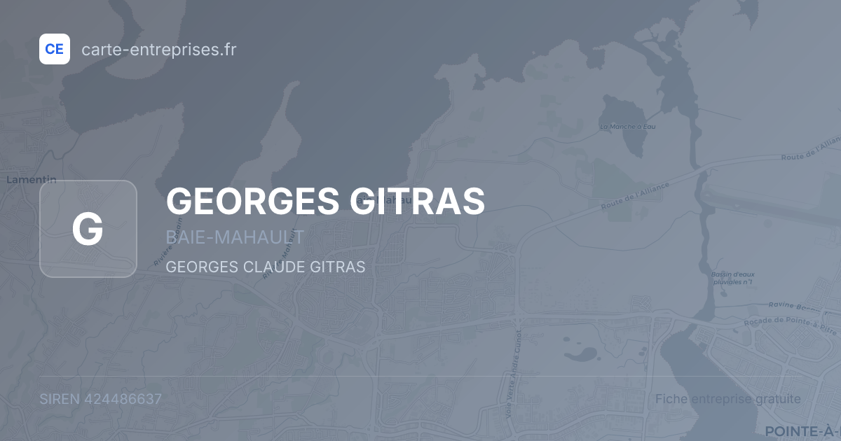 GEORGES GITRAS — 424486637 — fiche entreprise