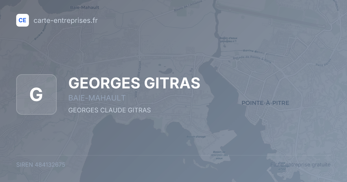 GEORGES GITRAS — 484132675 — fiche entreprise