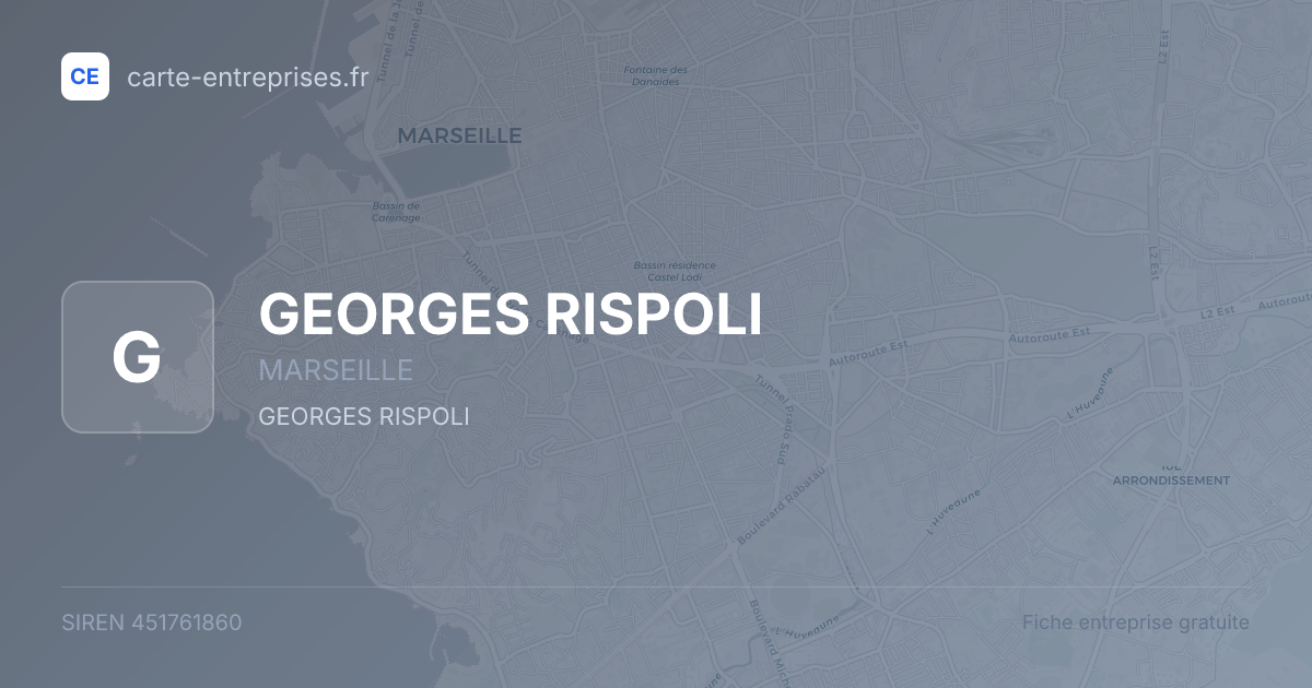 GEORGES RISPOLI — 451761860 — fiche entreprise